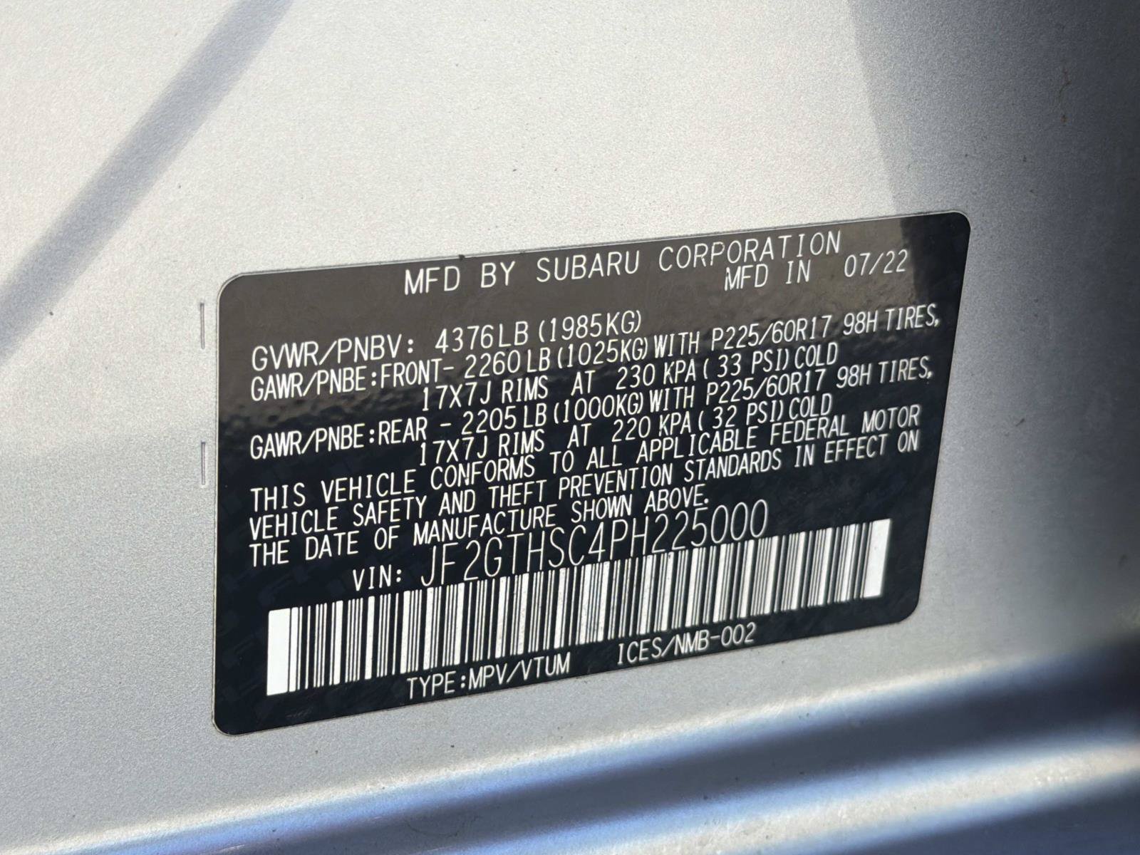 Used 2023 Subaru Crosstrek 2.5i Sport AWD/4WD image 37