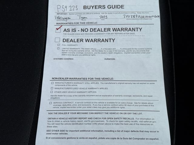 Used 2021 Volkswagen Tiguan SE R-Line image 42