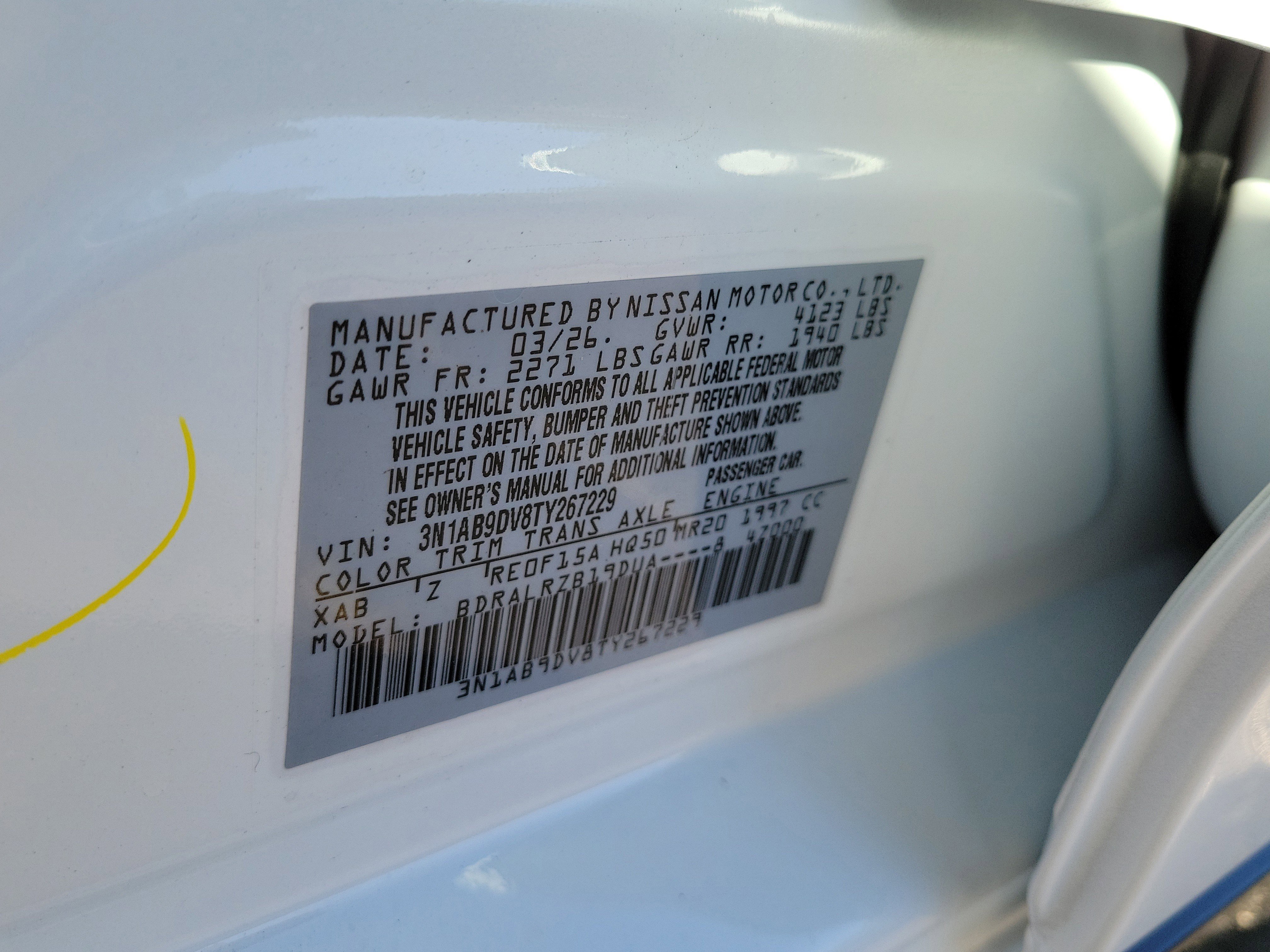 New 2026 Nissan Sentra SR FWD image 15