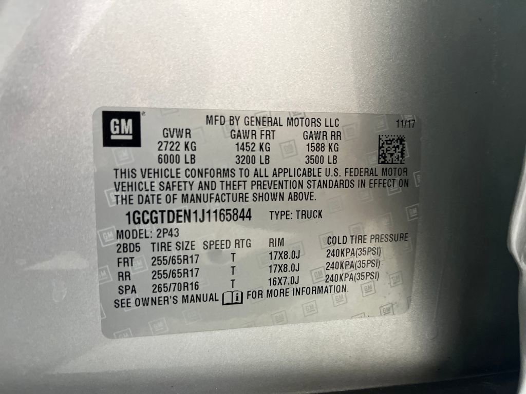 Used 2018 Chevrolet Colorado Z71 AWD/4WD image 84