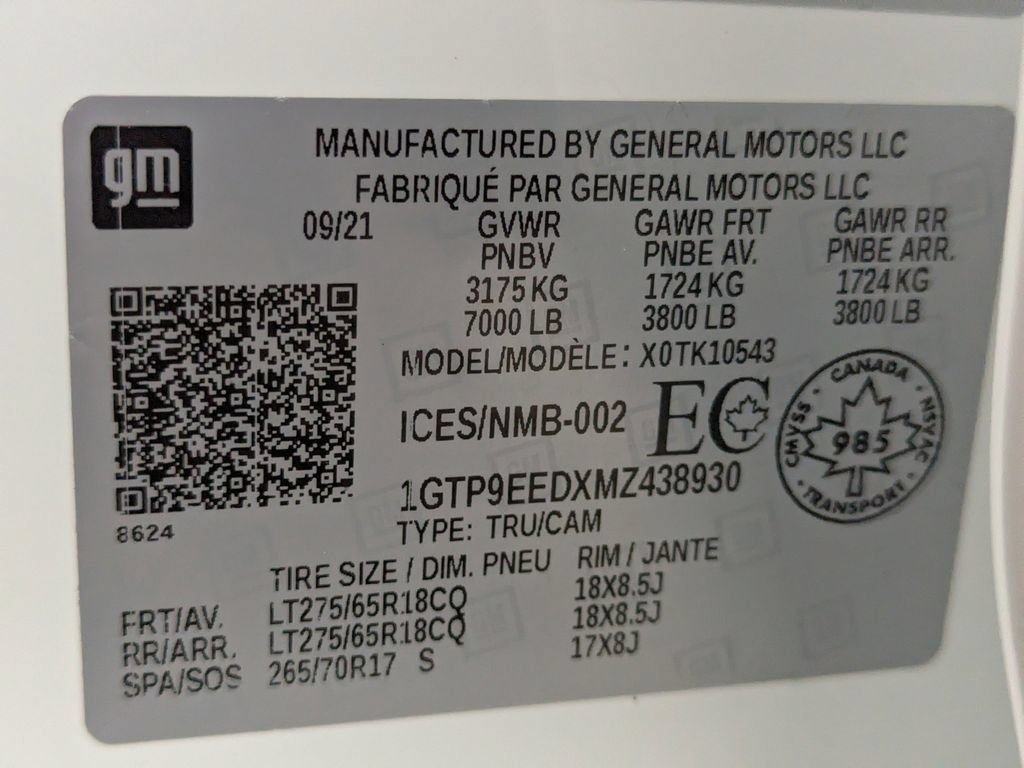 Used 2021 GMC Sierra 1500 AT4 AWD/4WD image 53