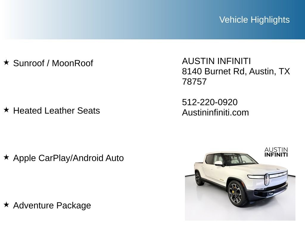 Used 2022 Rivian R1T Adventure AWD/4WD image 9