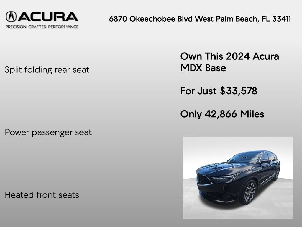 Certified 2024 Acura MDX w/ Technology Package FWD image 20