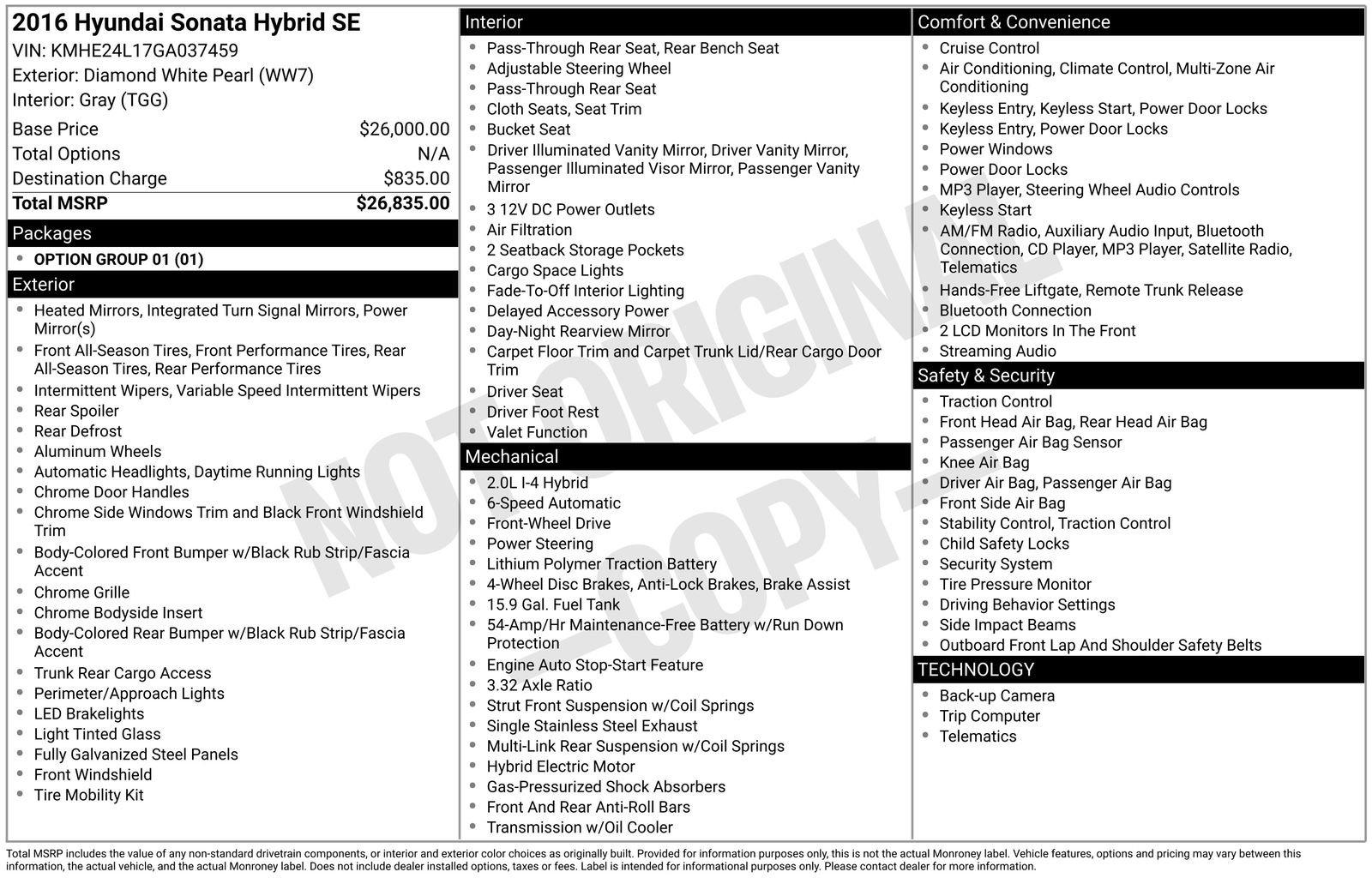 Used 2016 Hyundai Sonata SE image 3