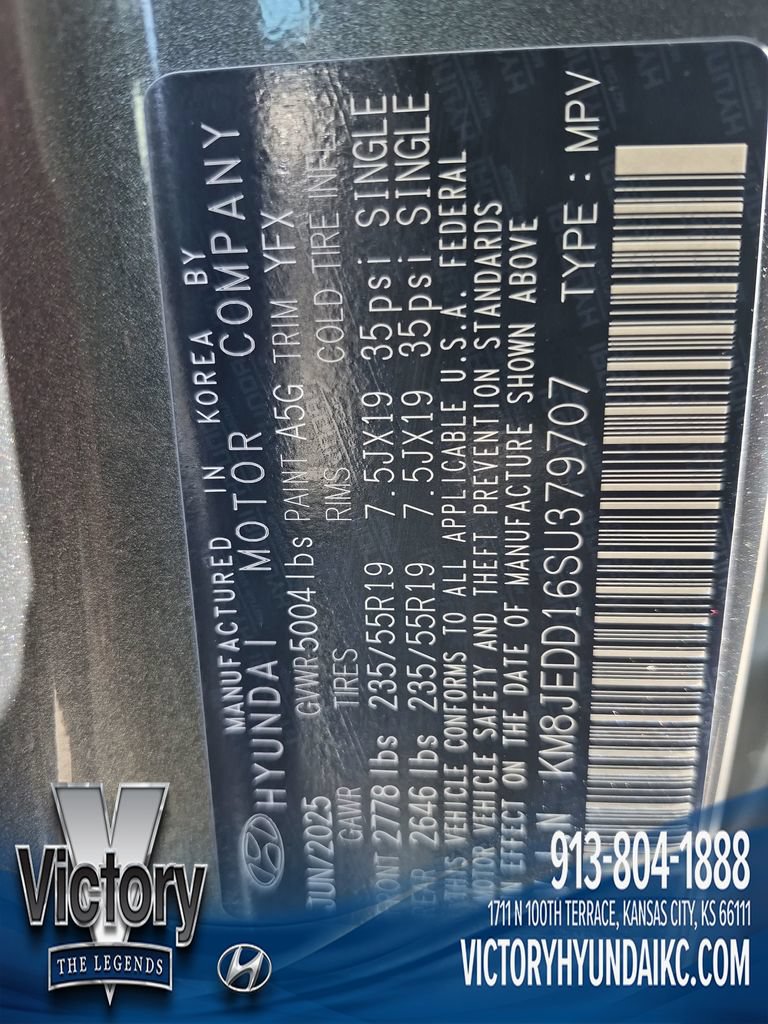 Used 2025 Hyundai Tucson Limited AWD/4WD image 30