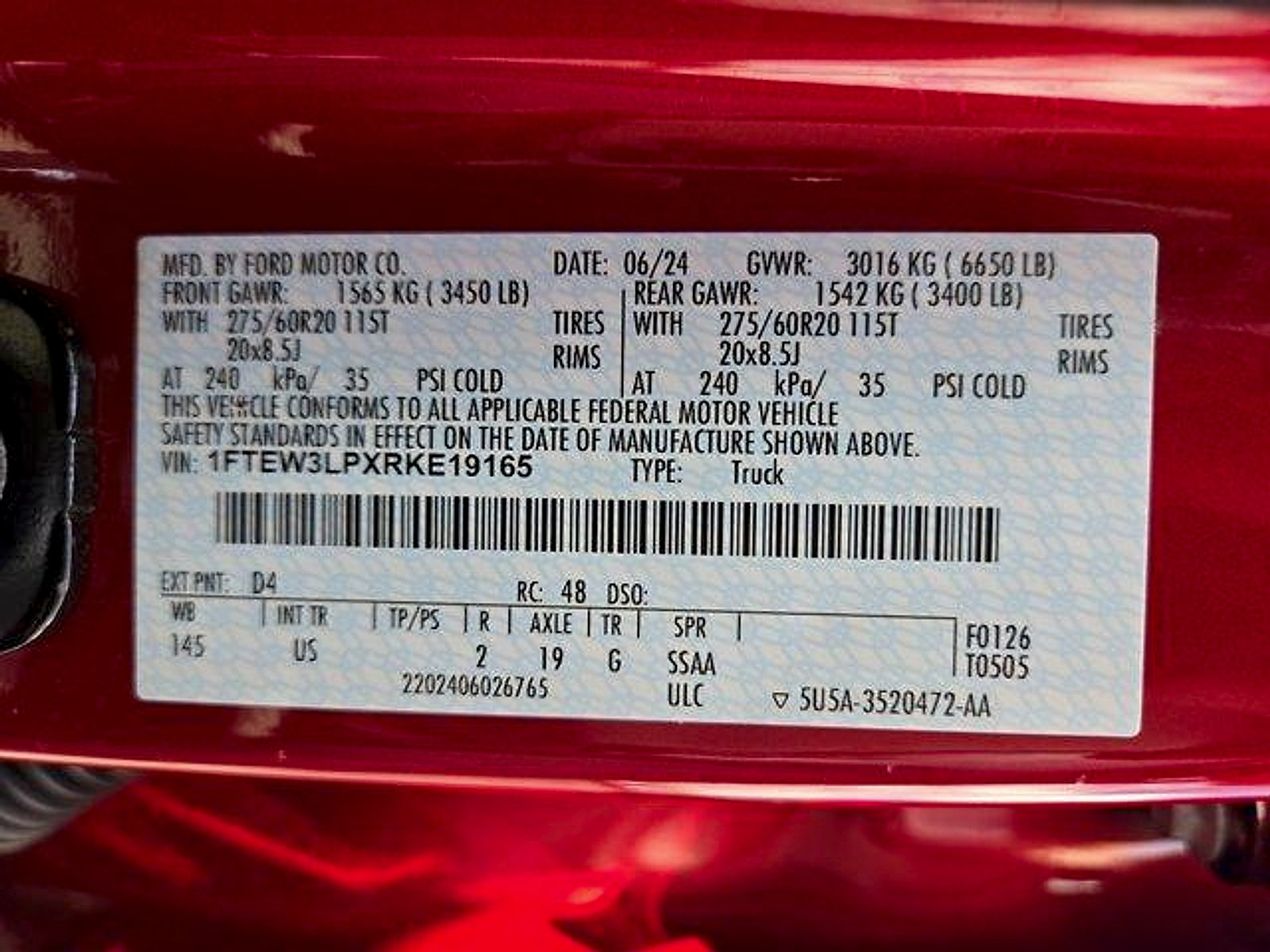 Certified 2024 Ford F150 XLT w/ Equipment Group 302A MID AWD/4WD image 26