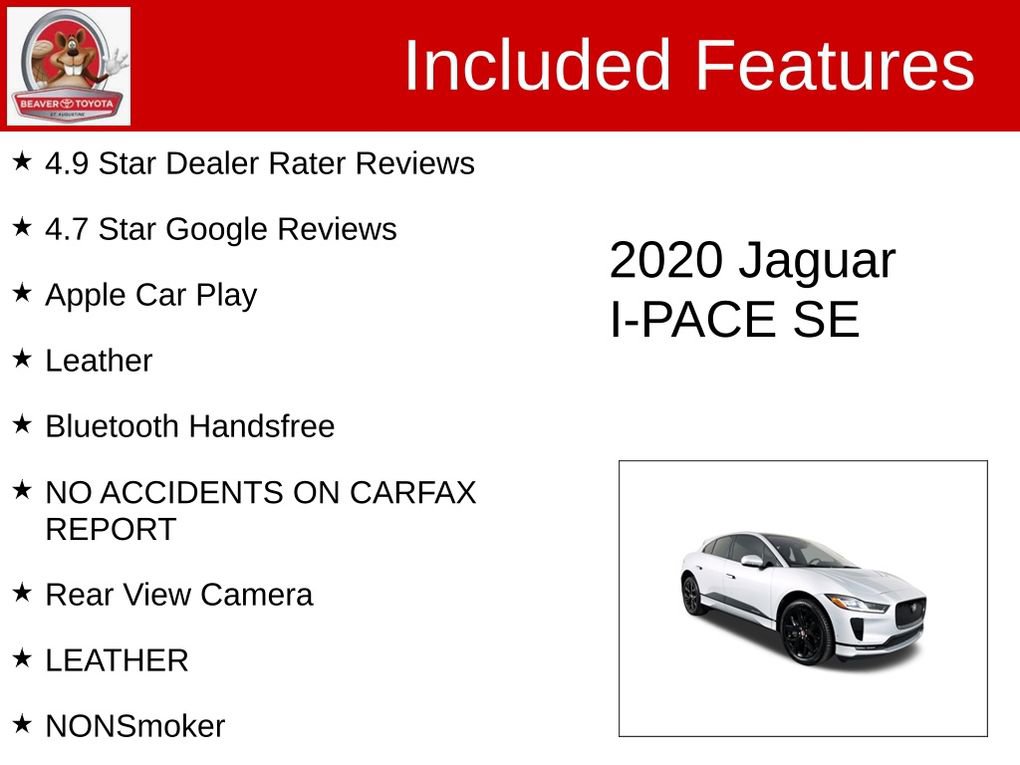 Used 2020 Jaguar I-PACE SE image 4