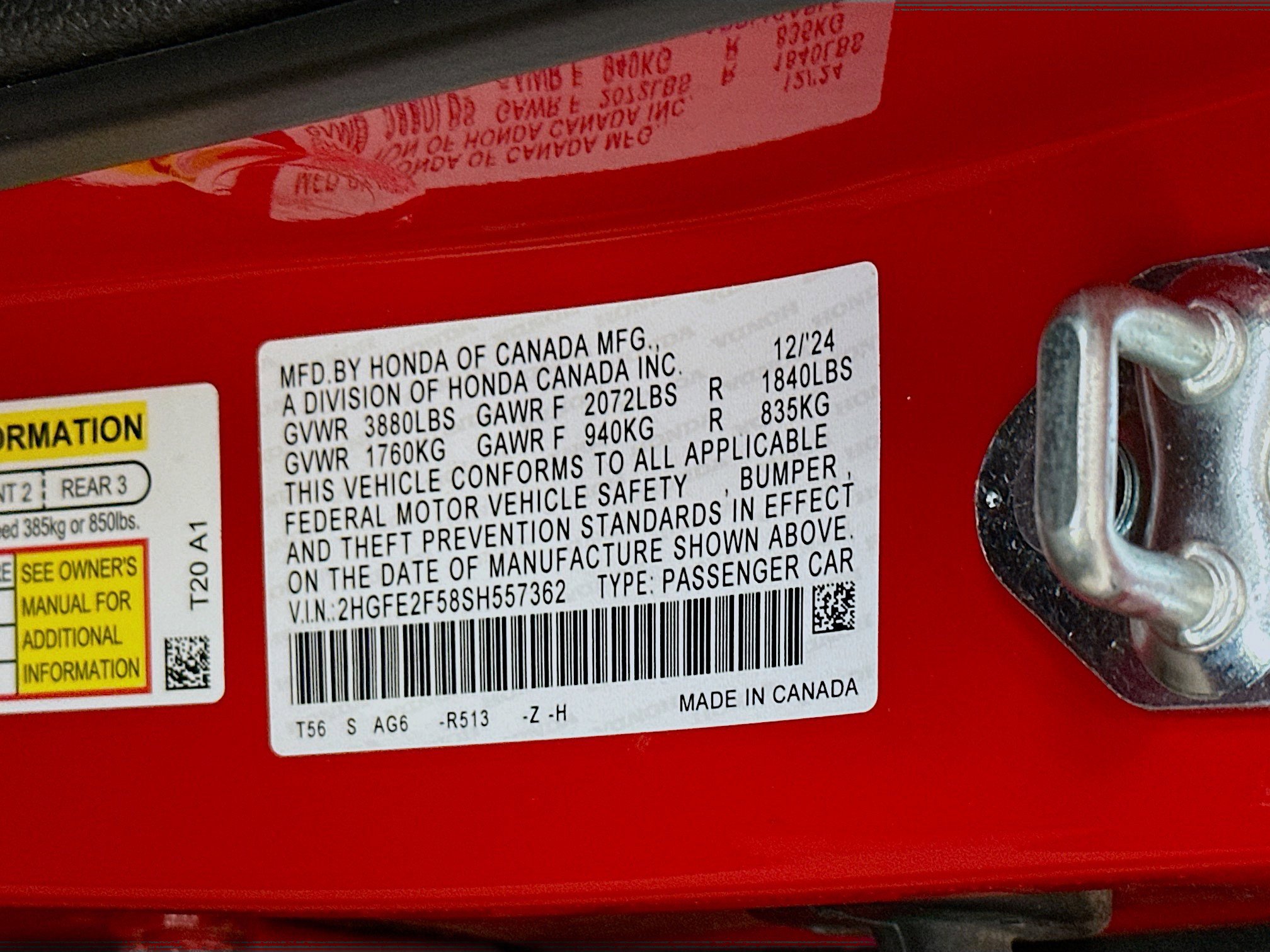 Used 2025 Honda Civic Sport image 12