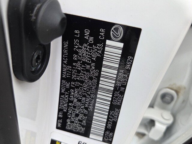 Used 2021 Lexus ES 350 F Sport w/ Accessory Package 2 FWD image 9