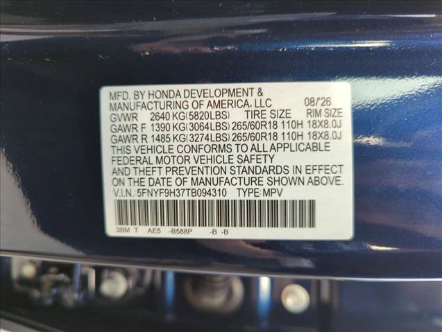 New 2026 Honda Passport RTL image 17