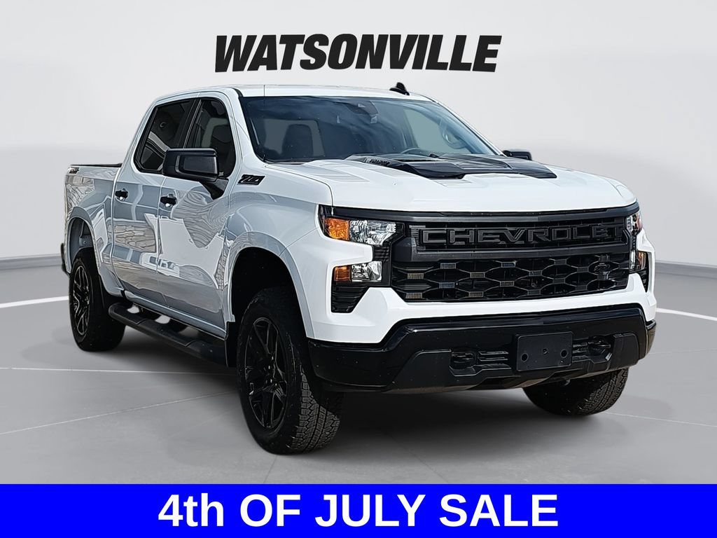 New 2026 Chevrolet Silverado 1500 Custom Trail Boss w/ Turbomax Blackout Package AWD/4WD 360° Tour