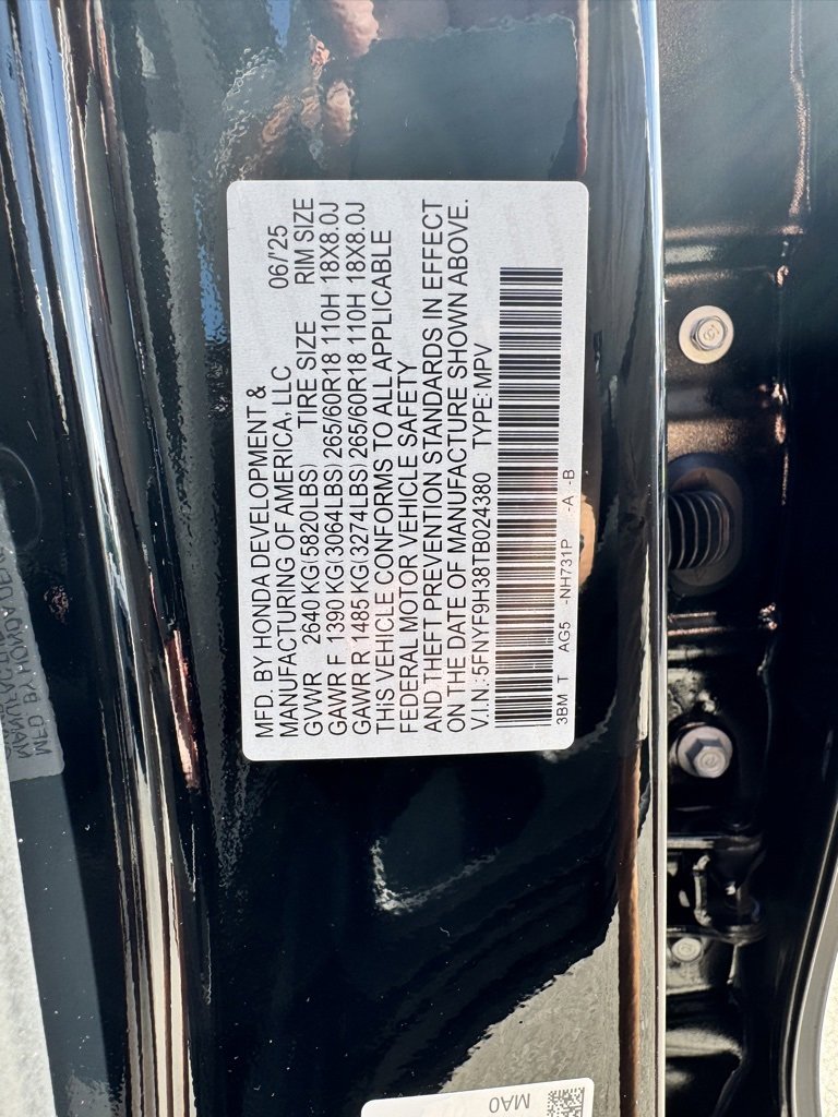 New 2026 Honda Passport RTL image 25