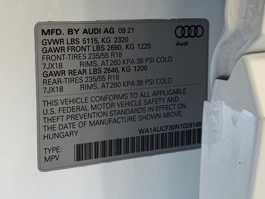 Used 2022 Audi Q3 2.0T Premium w/ Convenience Package AWD/4WD image 27