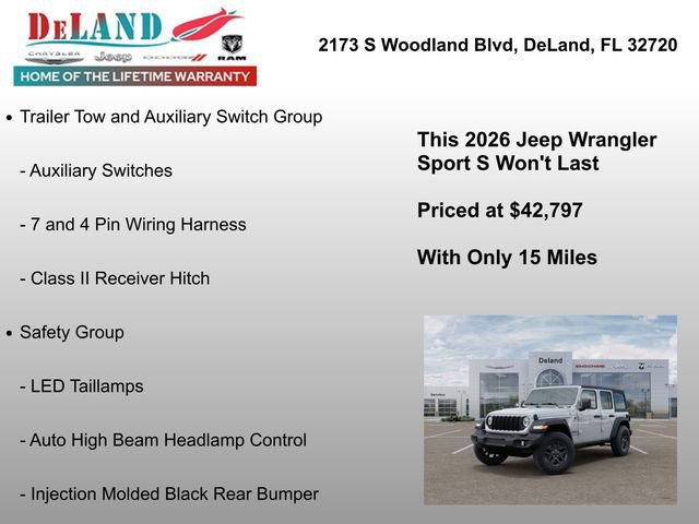 New 2026 Jeep Wrangler Sport S image 19