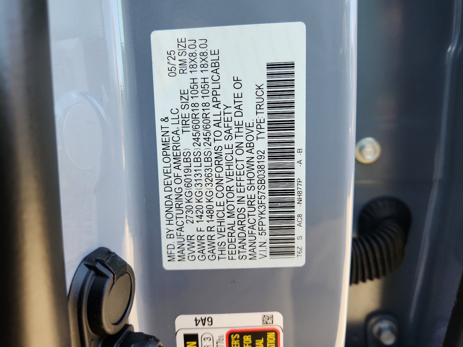 New 2025 Honda Ridgeline RTL image 15