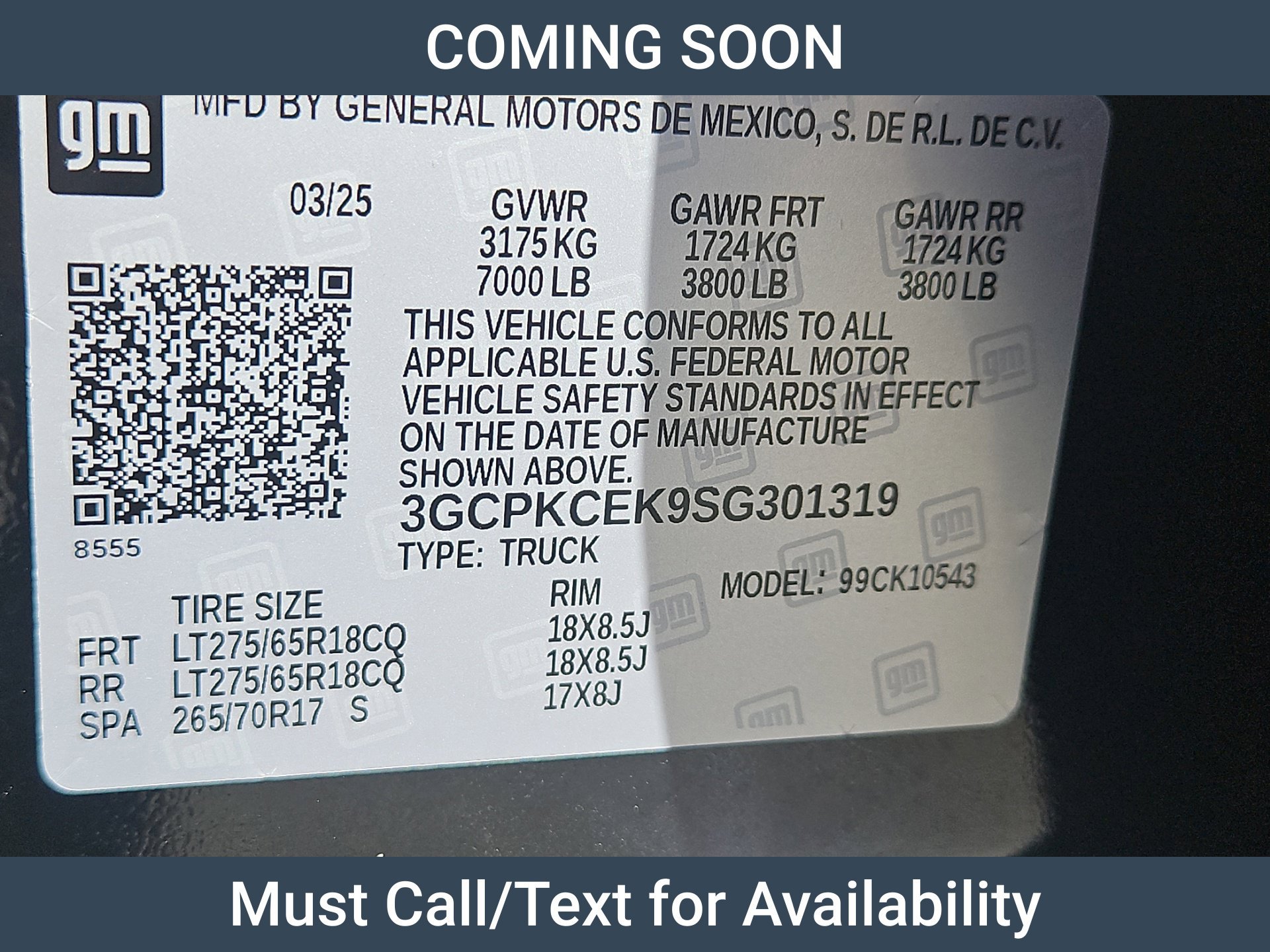 Used 2025 Chevrolet Silverado 1500 Custom Trail Boss AWD/4WD image 9