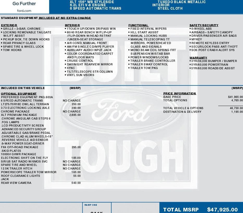 Used 2015 Ford F250 XLT w/ XLT Premium Package AWD/4WD image 2