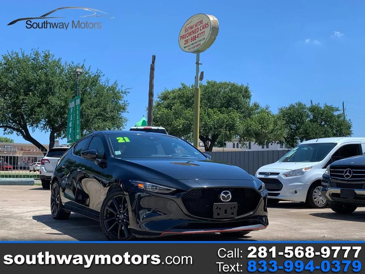 Used 2021 MAZDA MAZDA3 AWD 2.5 Turbo Hatchback