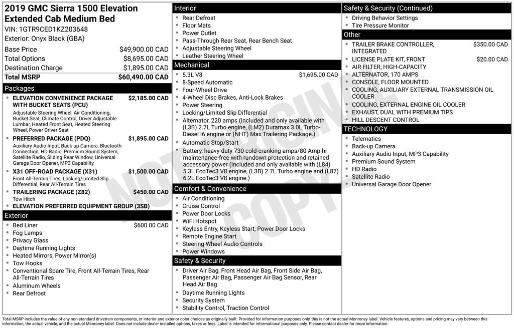 Used 2019 GMC Sierra 1500 Elevation AWD/4WD image 27