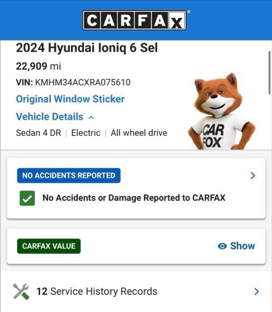 Used 2024 Hyundai Ioniq 6 SEL AWD/4WD image 4