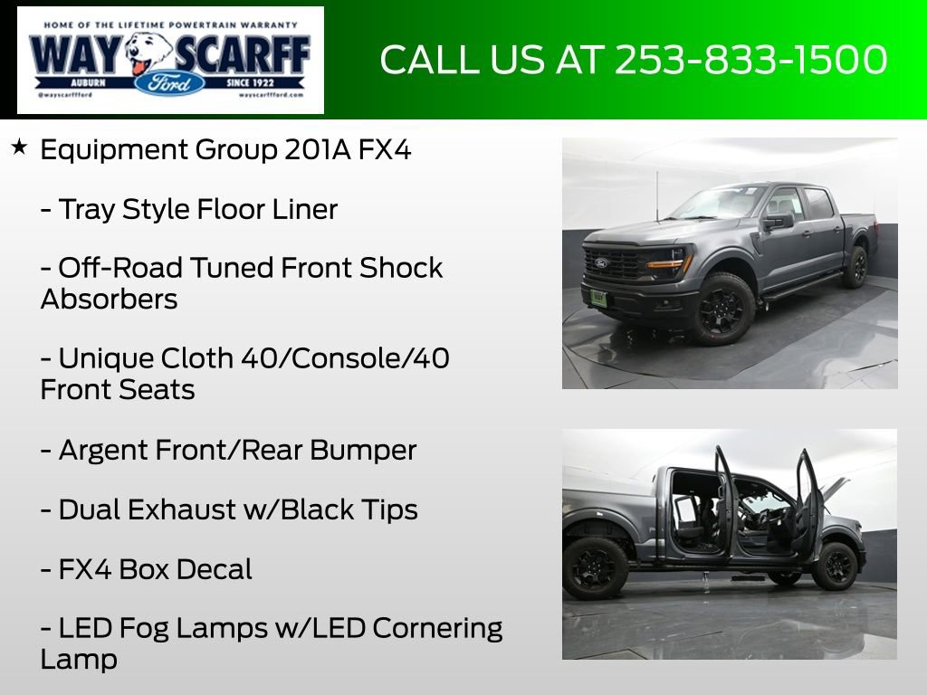 New 2025 Ford F150 STX w/ Equipment Group 201A FX4 image 6