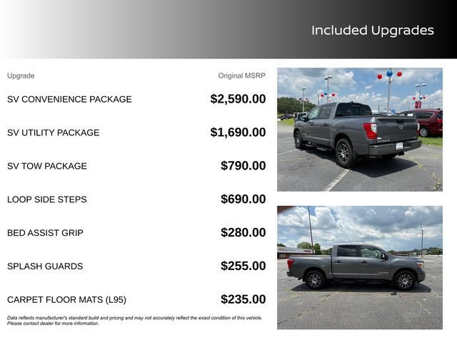 Used 2024 Nissan Titan SV w/ SV Convenience Package RWD image 13