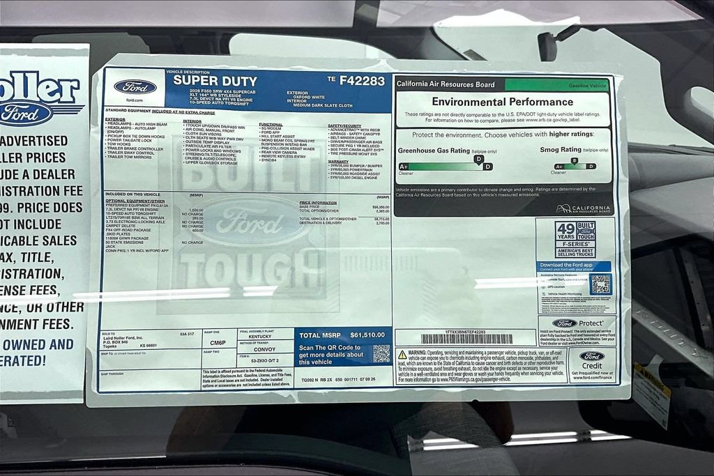 New 2026 Ford F350 XLT w/ FX4 Off-Road Package AWD/4WD image 13