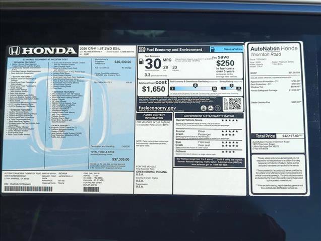 New 2026 Honda CR-V EX-L image 21