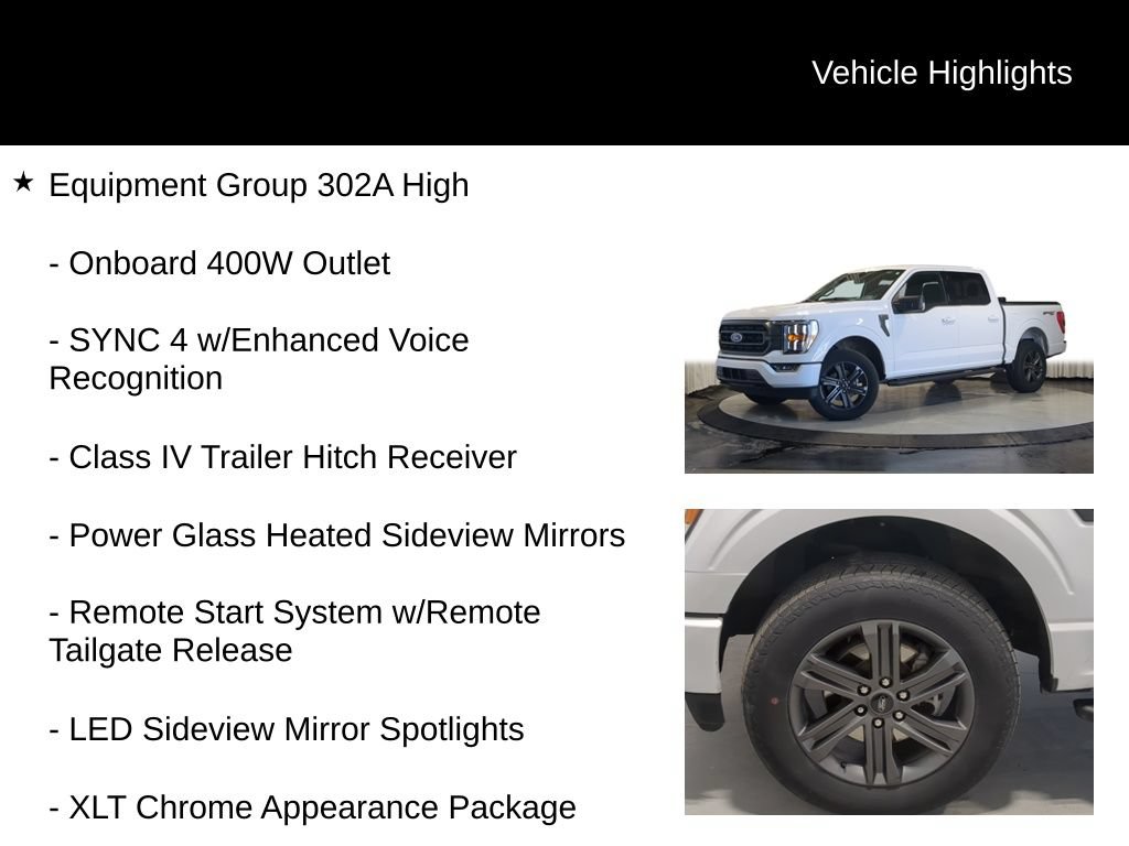 Used 2023 Ford F150 XLT w/ Equipment Group 302A High AWD/4WD image 7