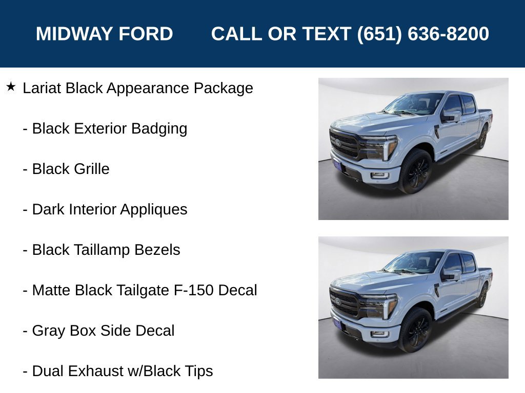Certified 2024 Ford F150 Lariat w/ FX4 Off-Road Package AWD/4WD image 10