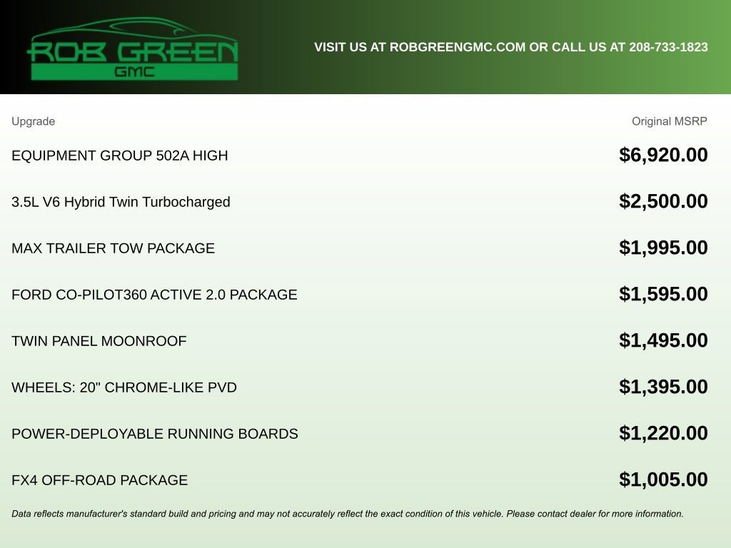 Used 2021 Ford F150 Lariat w/ Equipment Group 502A High image 5