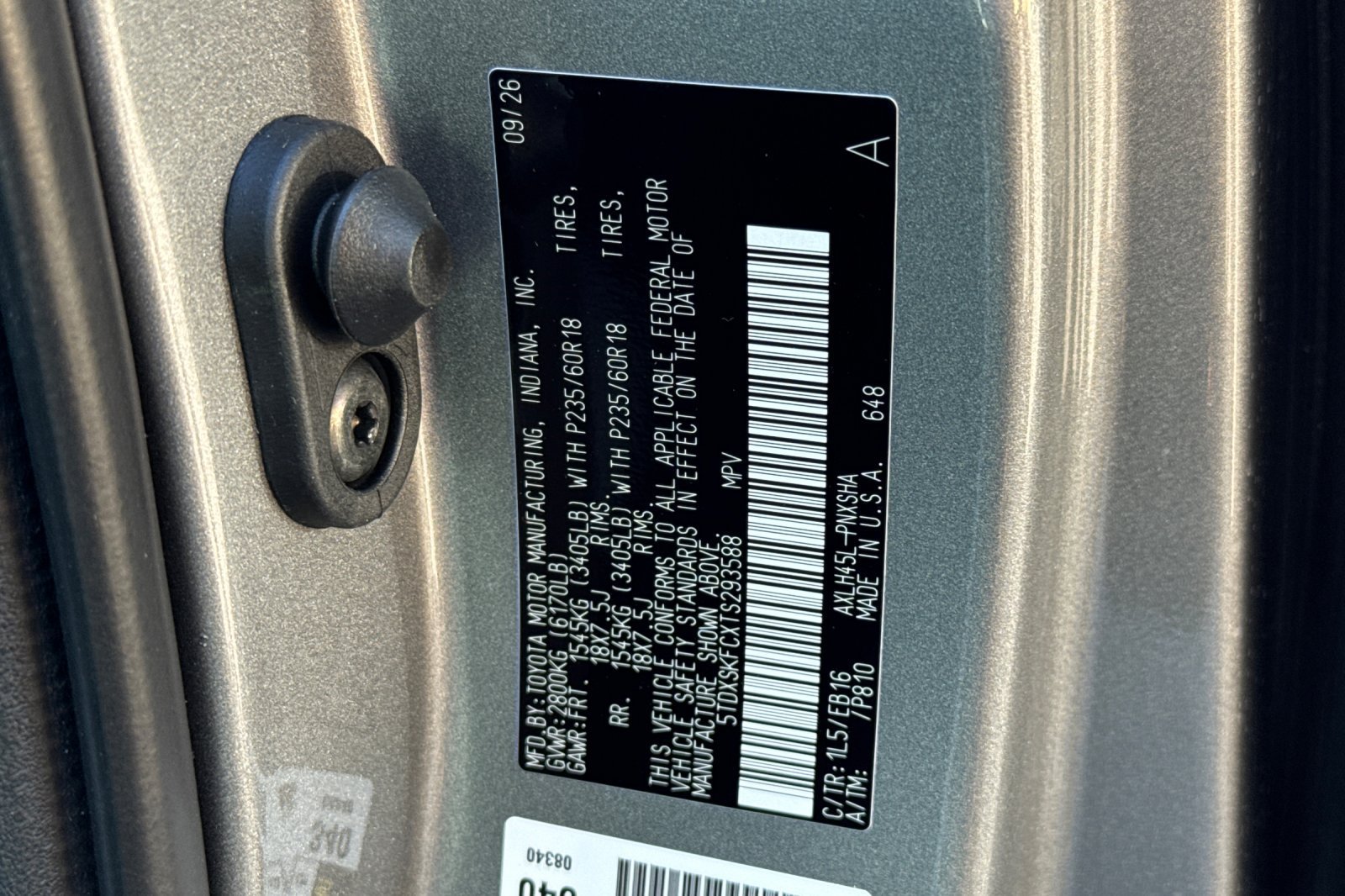 New 2026 Toyota Sienna XSE AWD/4WD image 37