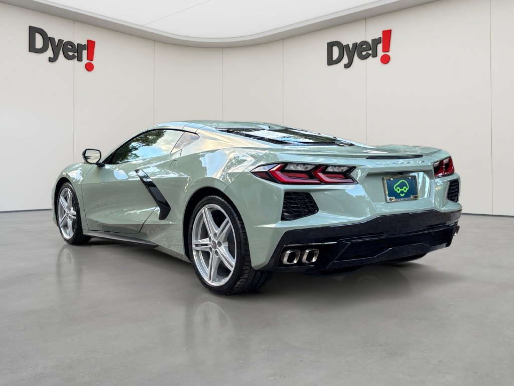 Used 2024 Chevrolet Corvette Stingray Coupe w/ Chrome Exterior Badge Package RWD image 3