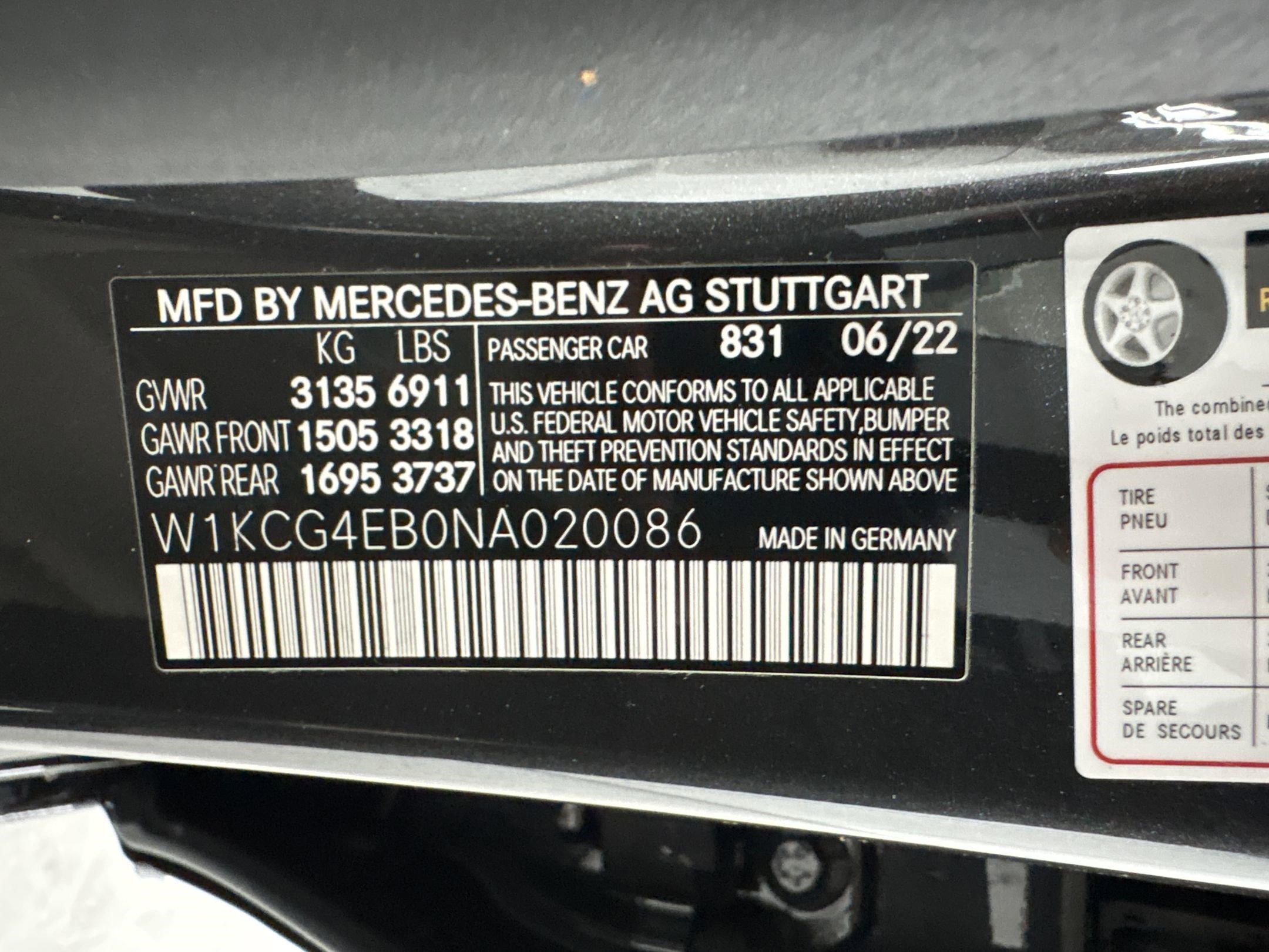 Certified 2022 Mercedes-Benz EQS 580 4MATIC Sedan image 18