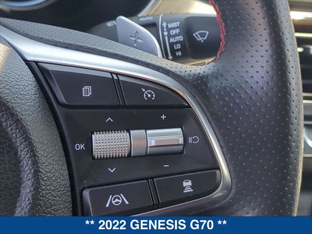 Used 2022 Genesis G70 3.3T w/ Sport Advanced Package RWD image 15