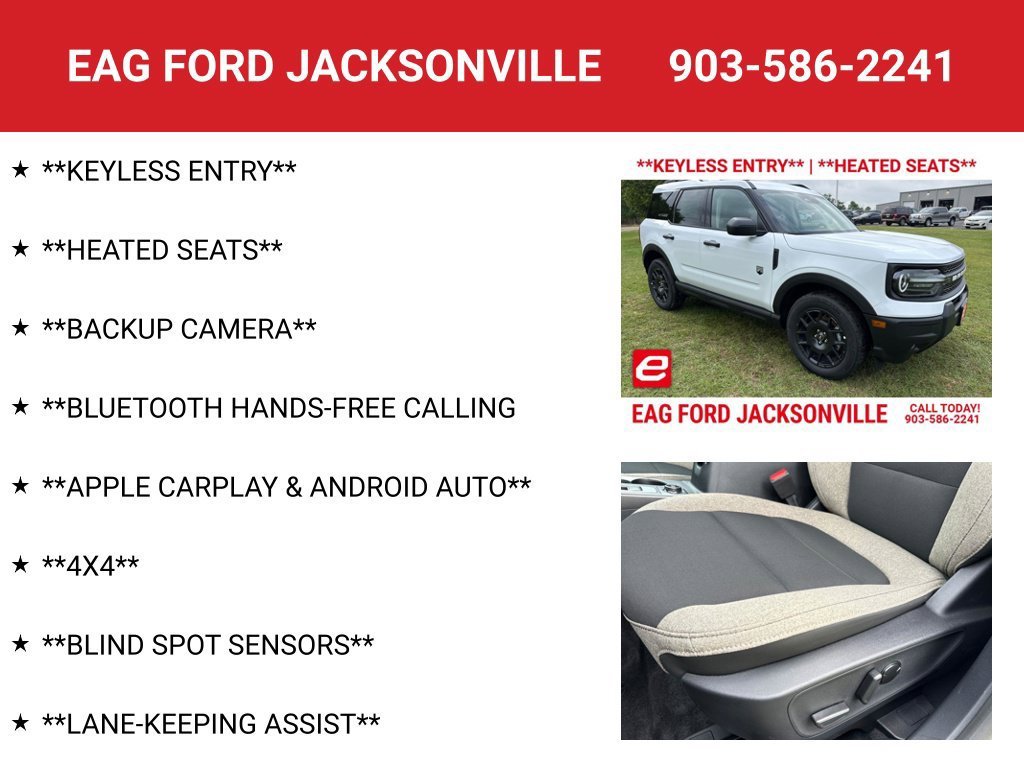 New 2026 Ford Bronco Sport Big Bend w/ Convenience Package AWD/4WD image 4