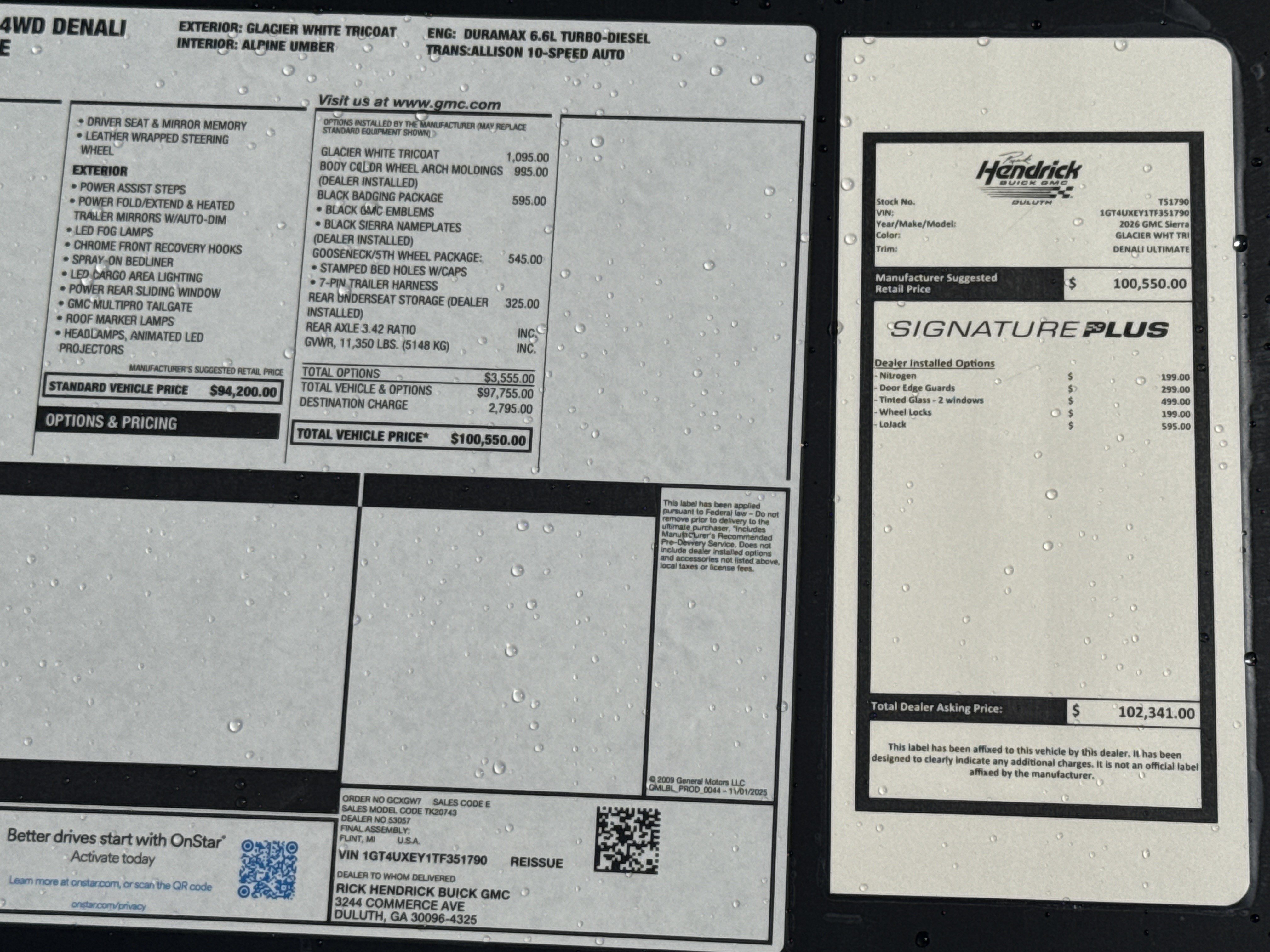New 2026 GMC Sierra 2500 Denali Ultimate w/ LPO, Black Badging Package AWD/4WD image 40