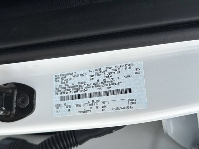 Used 2022 Ford F150 Lariat w/ Equipment Group 502A High AWD/4WD image 34