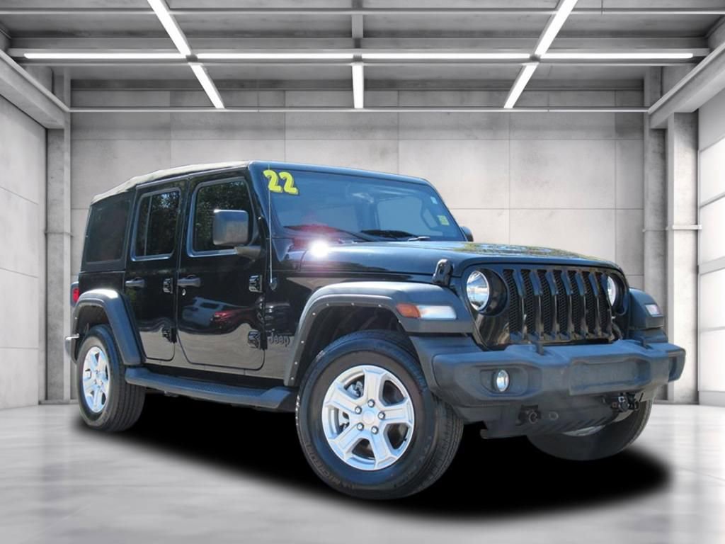 Used 2022 Jeep Wrangler Unlimited Sport image 1