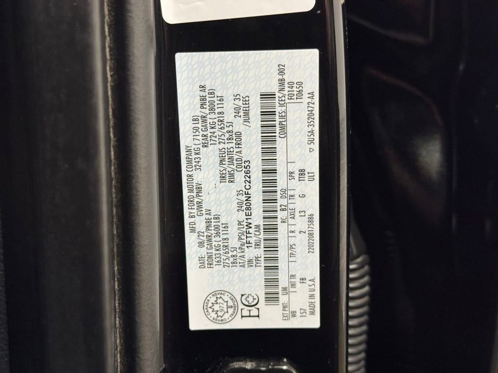 Used 2022 Ford F150 XLT w/ Equipment Group 302A High image 46