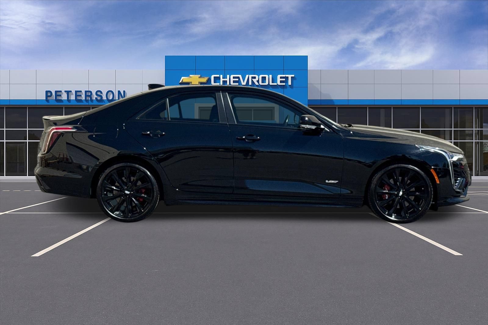 Used 2024 Cadillac CT4 V w/ LPO, ONYX Package AWD/4WD image 3