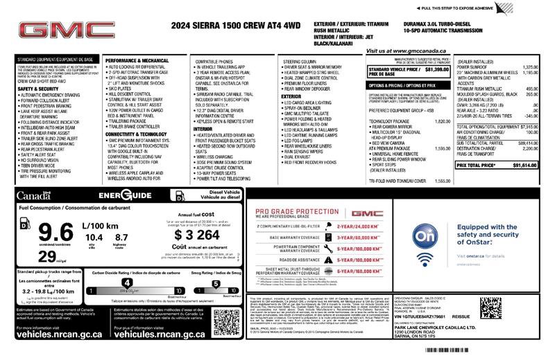 Used 2024 GMC Sierra 1500 AT4 w/ Technology Package AWD/4WD image 2