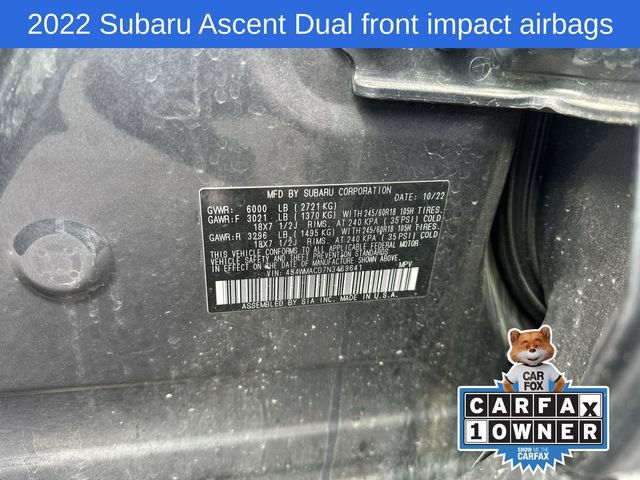 Used 2022 Subaru Ascent Premium w/ Convenience Package image 19