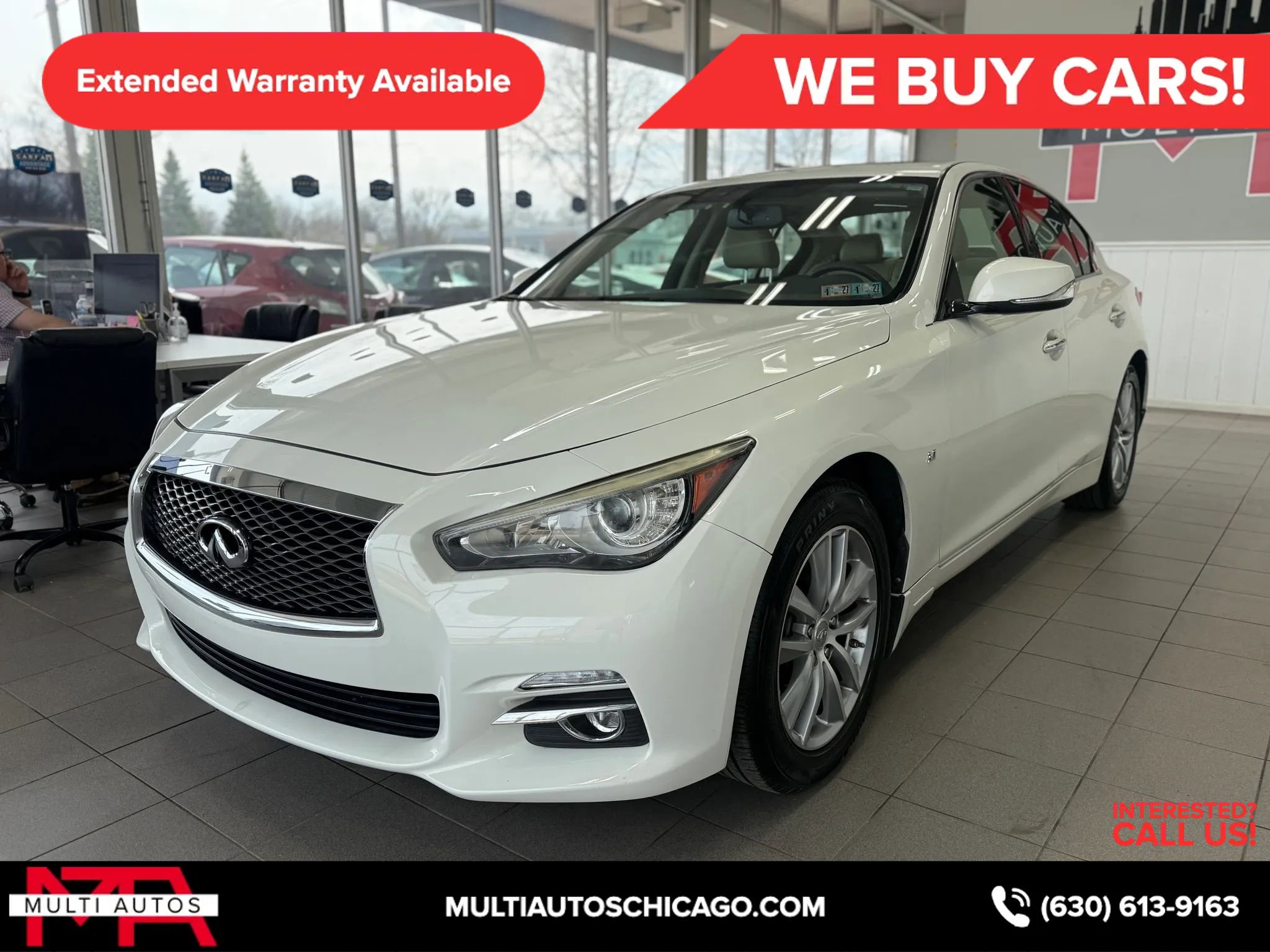 Used 2014 INFINITI Q50 Premium w/ Navigation Package AWD/4WD image 8