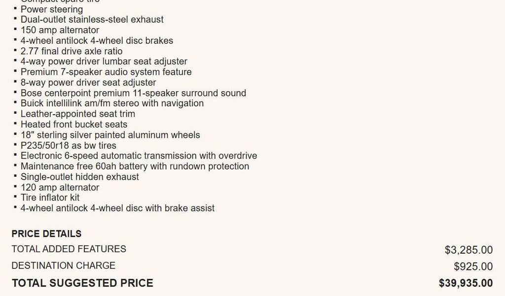 Used 2015 Buick LaCrosse Leather w/ Experience Buick Package image 20