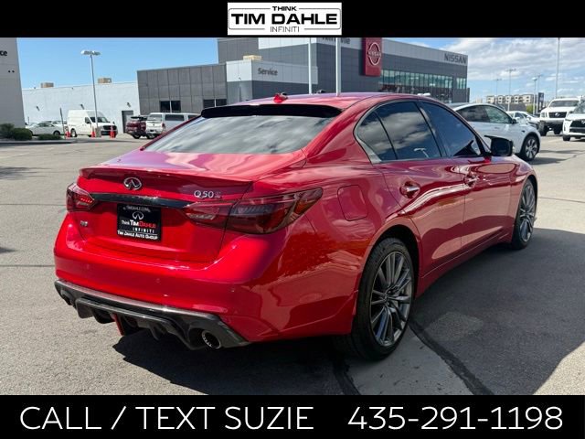 Certified 2023 INFINITI Q50 Red Sport 400 w/ Cargo Package AWD/4WD image 9