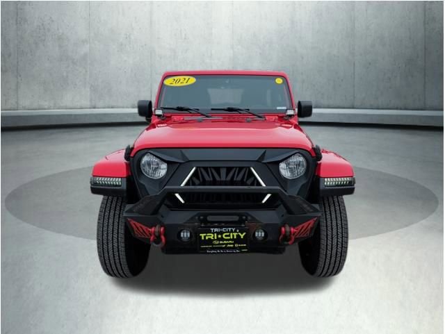 Used 2021 Jeep Wrangler Unlimited Sahara w/ Uconnect 4C Nav & Sound Group image 9