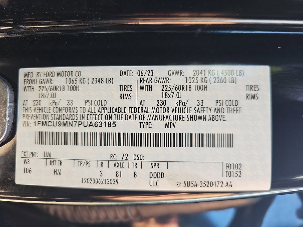 Used 2023 Ford Escape ST-Line image 43