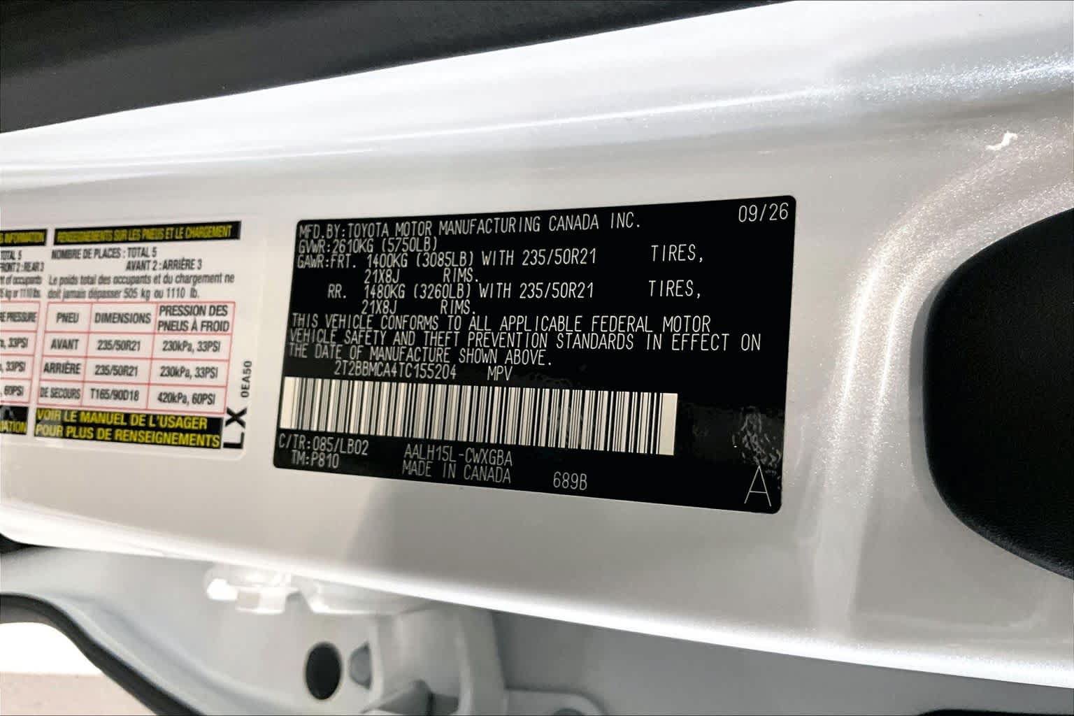 New 2026 Lexus RX 350 w/ Convenience Package AWD/4WD image 13