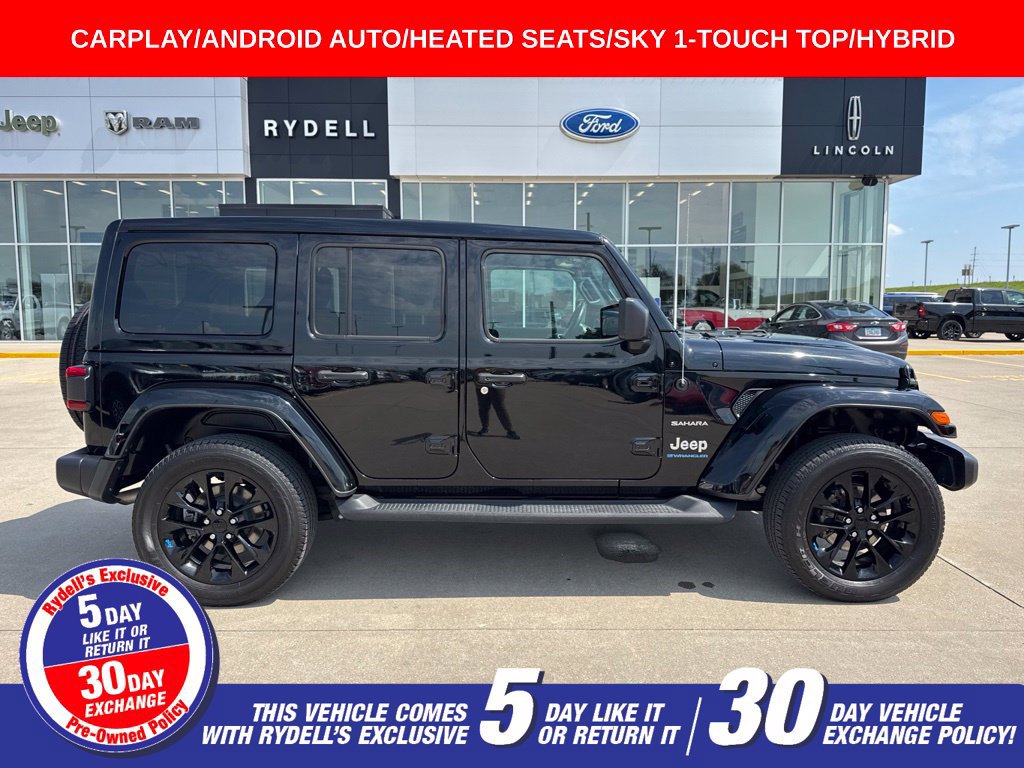 Certified 2023 Jeep Wrangler Unlimited Sahara w/ Cold Weather Group AWD/4WD image 2